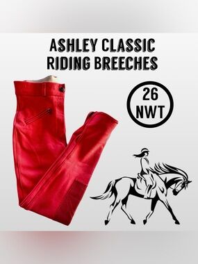 Ashley Classic Riding Breeches with Clarino Knee Patch (26)
